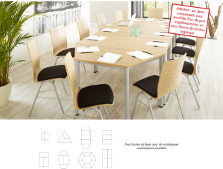 Table modulaire Memo « Base »