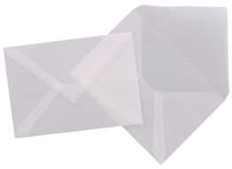 Enveloppes transparentes gommées C5