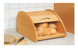 Boîte à pain en bois certifié