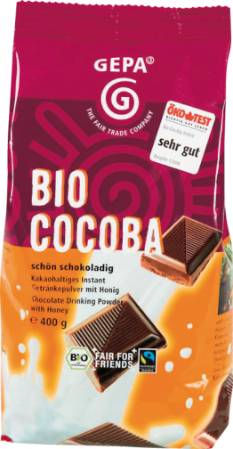 Chocolat instantané en poudre « Bio Cocoba »