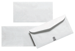 1000 enveloppes grises C6/5 114x229, gommées mécanisables, 75 g