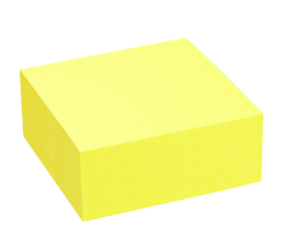1 bloc jaune