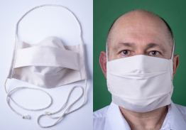 Masque barrière grand public en coton bio Respire