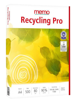 Papier recyclé en ramette Recycling Pro