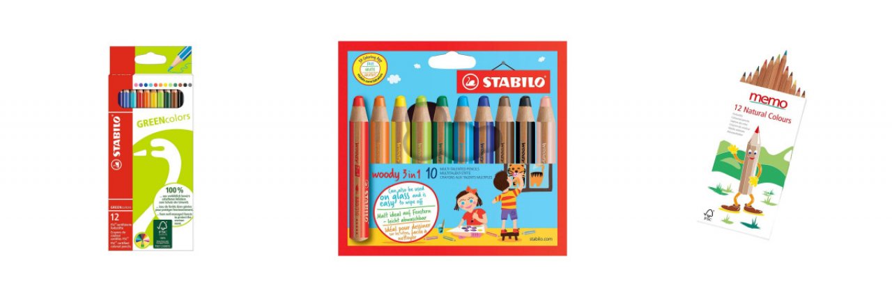 Crayons de couleurs bois