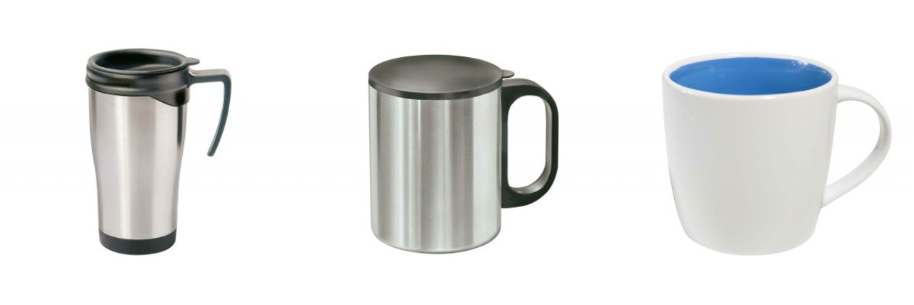 Mug, tasse, porcelaine et thermos