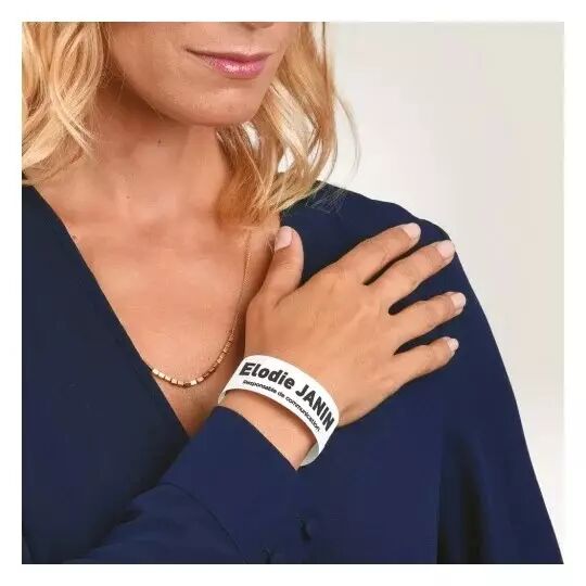 Bracelet imprimable pour �v�nements, sans PVC, sur feuille A4