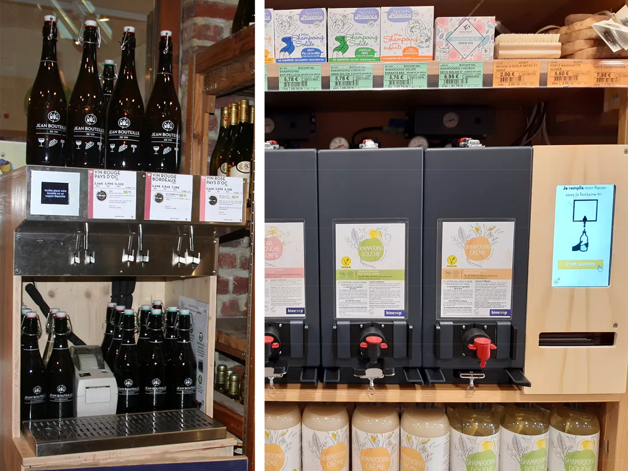 1200 &eacute;tiquettes repos 40x60mm thermique prot. FSC sans ph&eacute;nol