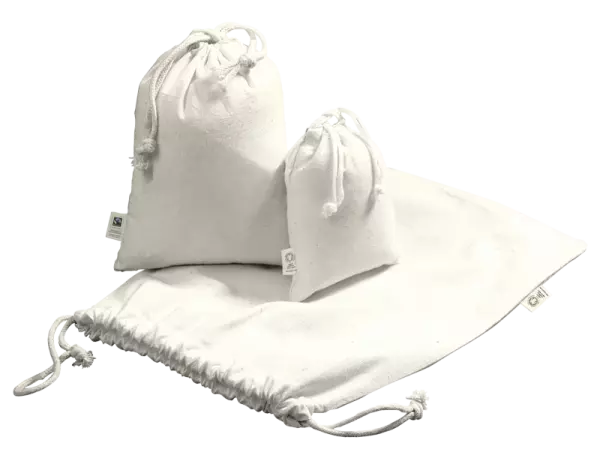 1 sac � lacet coton bio