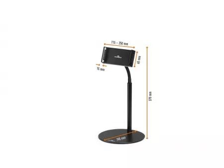 1 Support pour tablette TWIST TABLE, noir