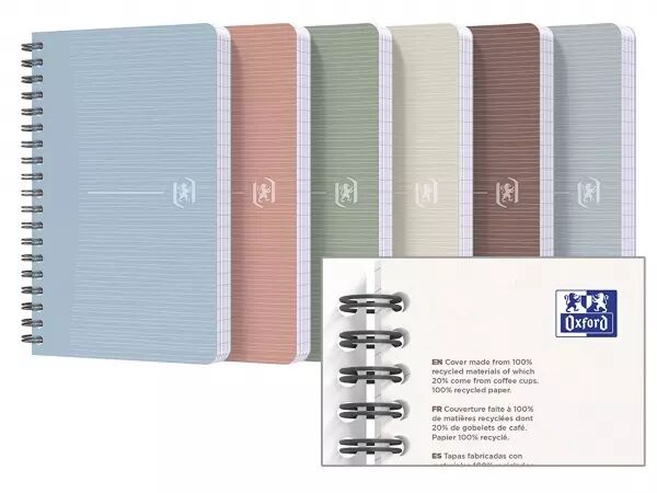 10 carnets � spirale \ My Rec\'Up\  90 x 140 � petits carreaux