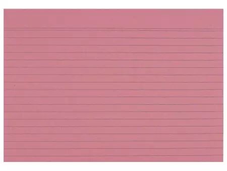 100 fiches papier recyclé 190g lignées