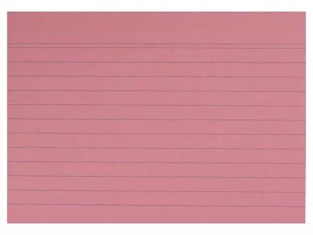 100 fiches papier recyclé 190g lignées