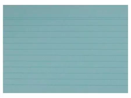 100 fiches papier recyclé 190g lignées