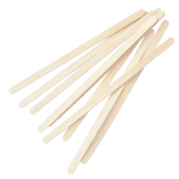 10000 touillettes en bois par 1000, NATURE Star, 140 mm