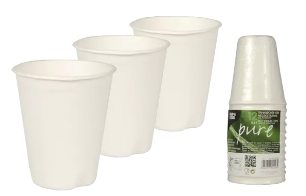 120 gobelets en canne � sucre \ pure\ , 200 ml