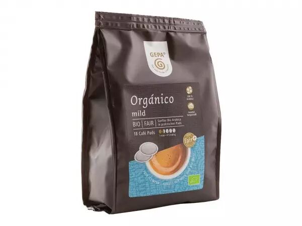 18 dosettes de caf� bio Organico GEPA