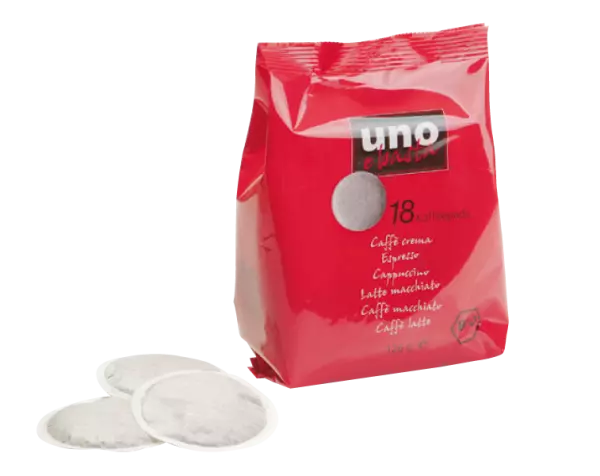 18 dosettes de caf� bio pur arabica \'uno e basta\'