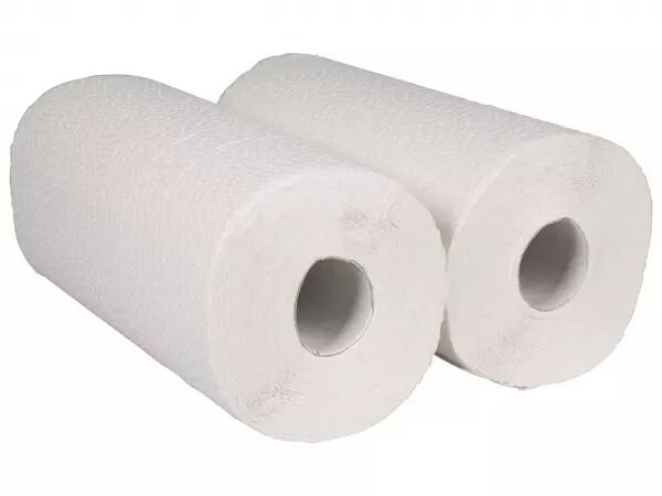2 roul. essuie-tout papier recycl� memo, triple �paisseur 25 m