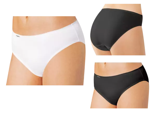 2 slips femme coton bio et �quitable, noirs