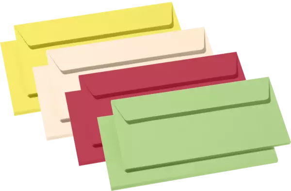 20 enveloppes 110x220 sans fen�tre Pollen autocollantes