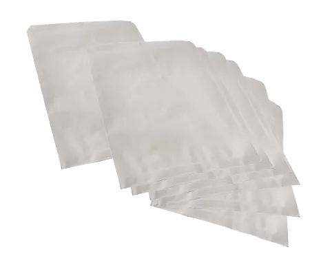 2000 sachets en papier blanc 35 g/m�, L195x280 mm