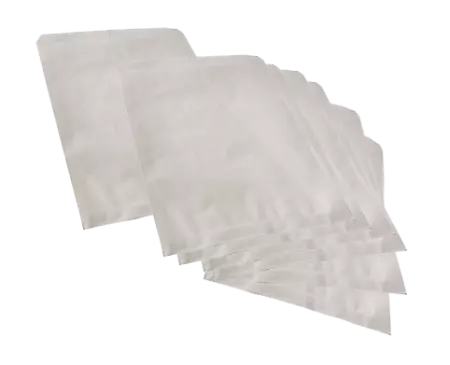 2000 sachets en papier blanc 35 g/m², L195x280 mm