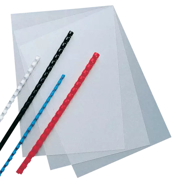 25 couvertures PP pour reliure, 0,3mm, translucide