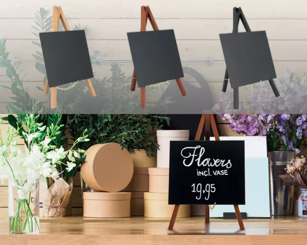 27 mini-ardoises de table fa�on chevalet