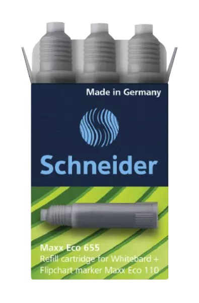 3 recharges marqueur tableau blanc Schneider Maxx 110