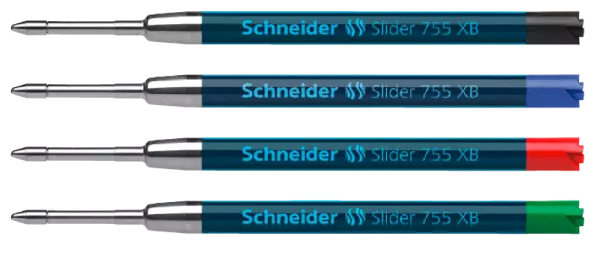 3 recharges Schneider Slider 755 XB