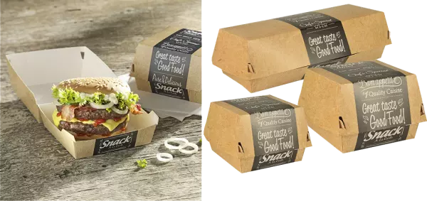 5 x 125 bo�tes burger carton FSC
