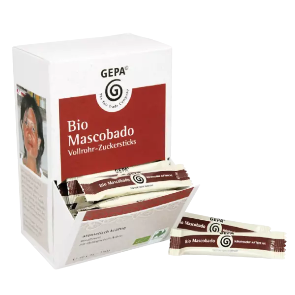 50 dosettes de sucre en poudre GEPA, 50 x 3 g