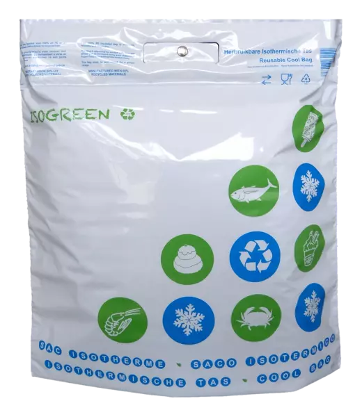 50 sacs isotherme Isogreen PE recyc. 21 l L475xH500xP100 mm