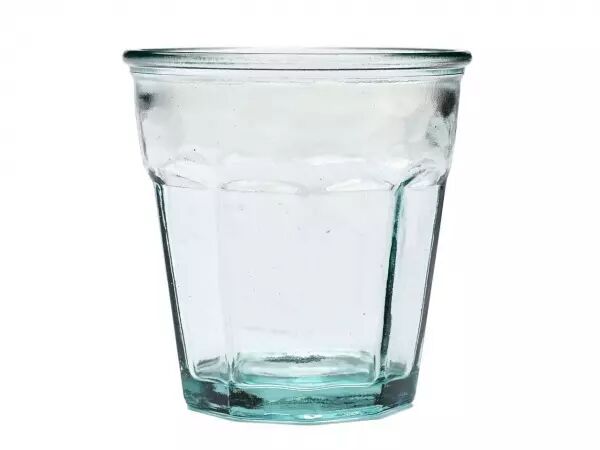 6 verres � huit pans en verre recycl�, 200 ml