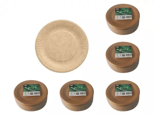 Assiettes en carton rondes certifi�