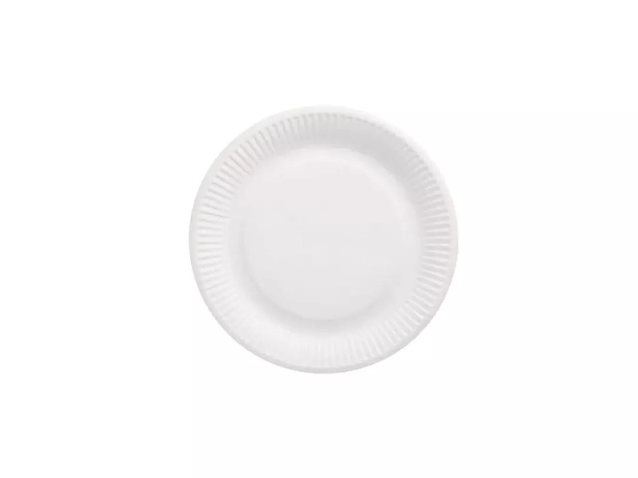 Assiettes en carton rondes certifi&eacute;