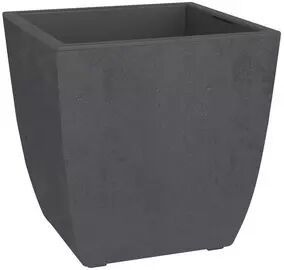 Bac � plantes, interieur/exterieur, aspect b�ton, en plastique recycl�