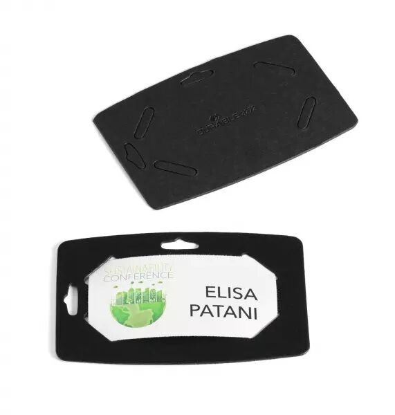 Badge / Porte-badge en papier recycl�