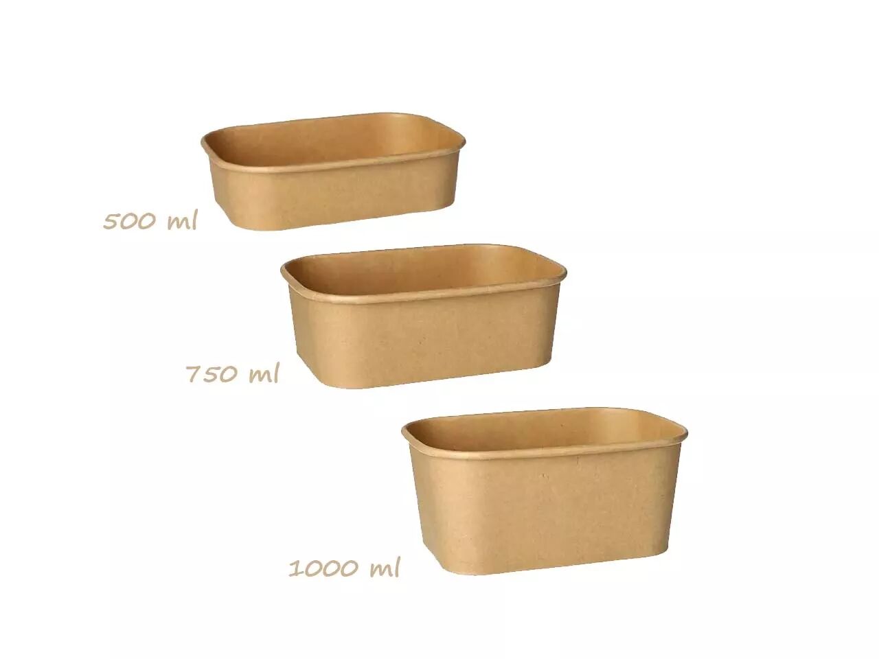 Barquette alimentaire rectangulaire, Papstar