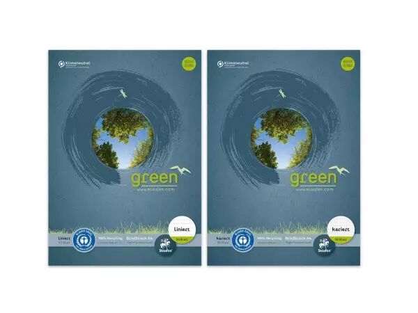 Bloc A4 recycl� �Ursus green�