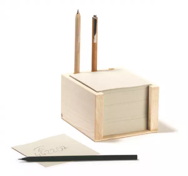 Bloc cube bois 800 feuilles