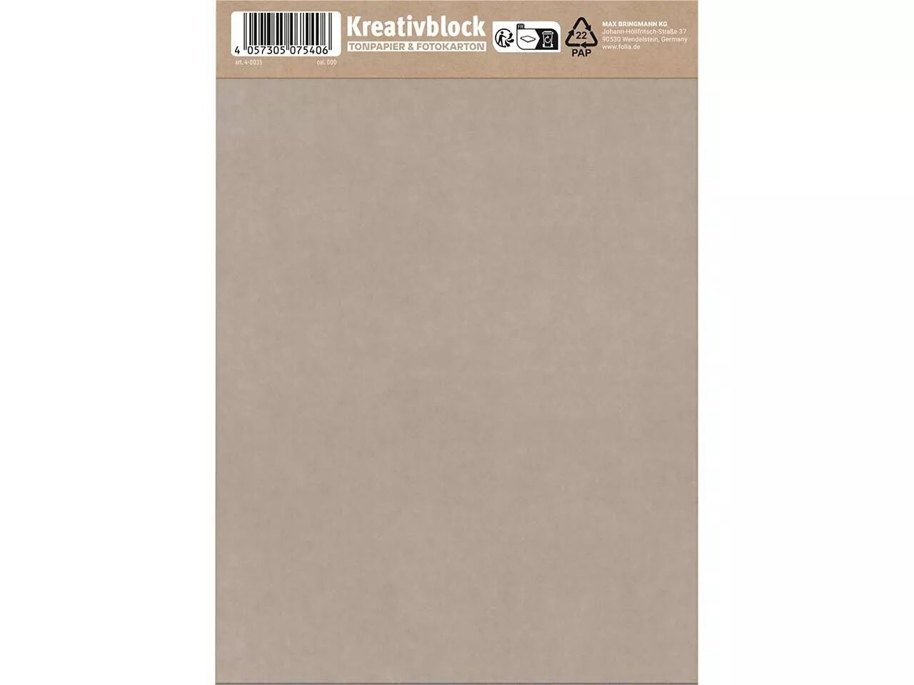 Bloc de papier cr&eacute;atif A5
