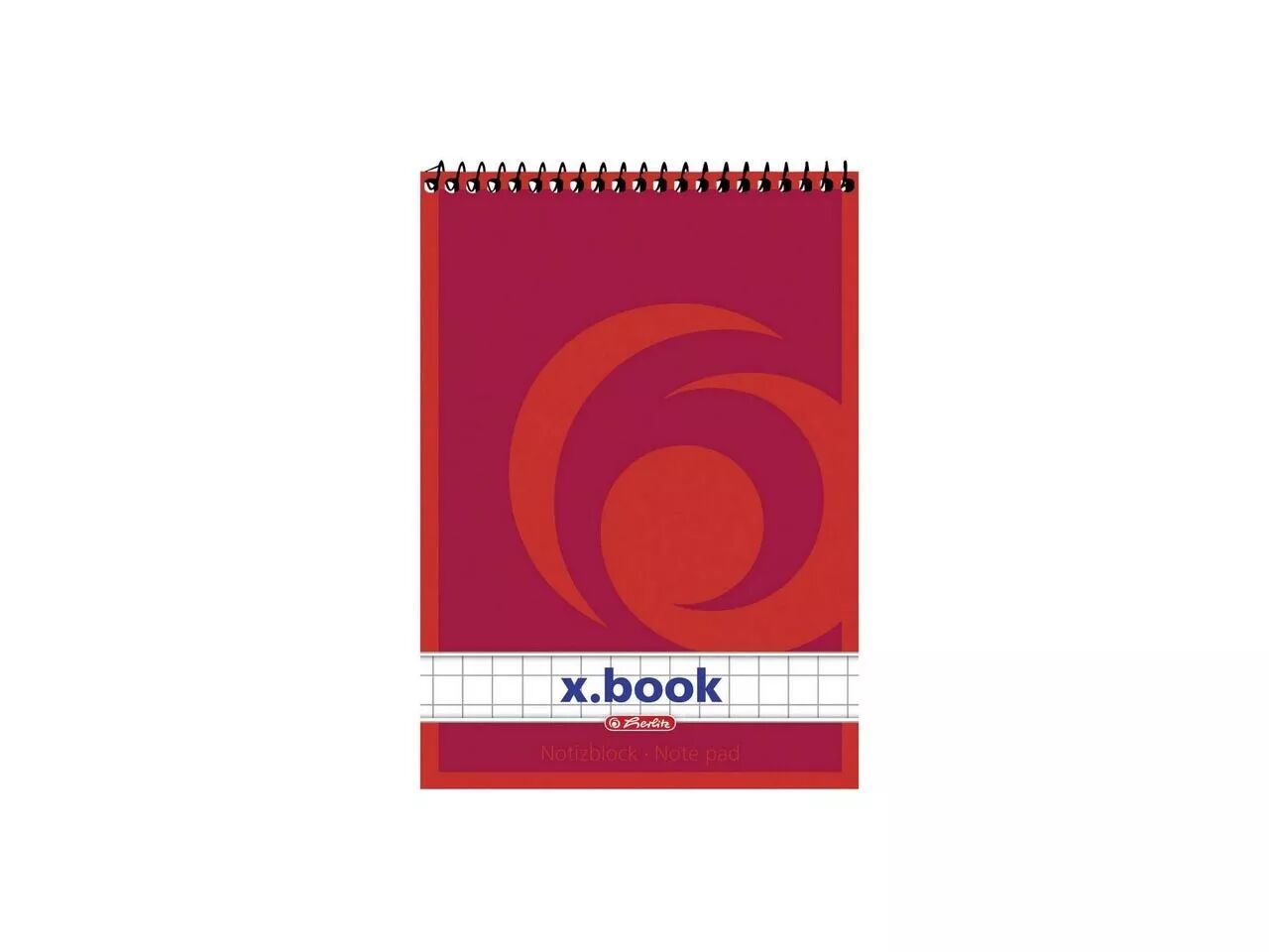 Bloc-notes &agrave; spirale x.book A7