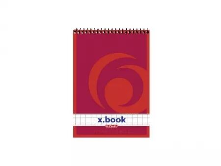 Bloc-notes &agrave; spirale x.book A7