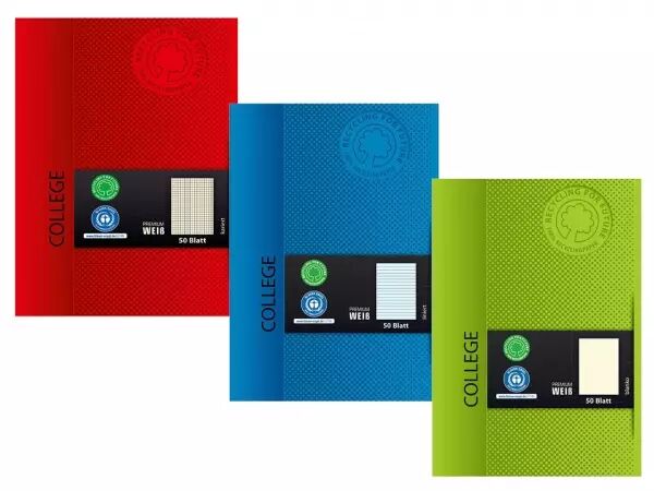 Bloc-notes en papier recycl� A5, petits carreaux