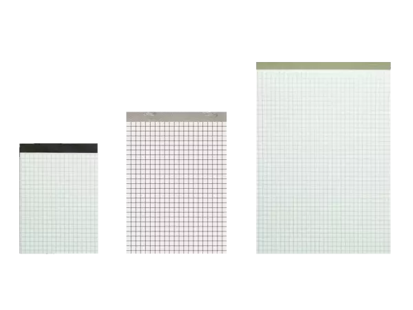Bloc-notes papier recycl� 60g, 50 f.