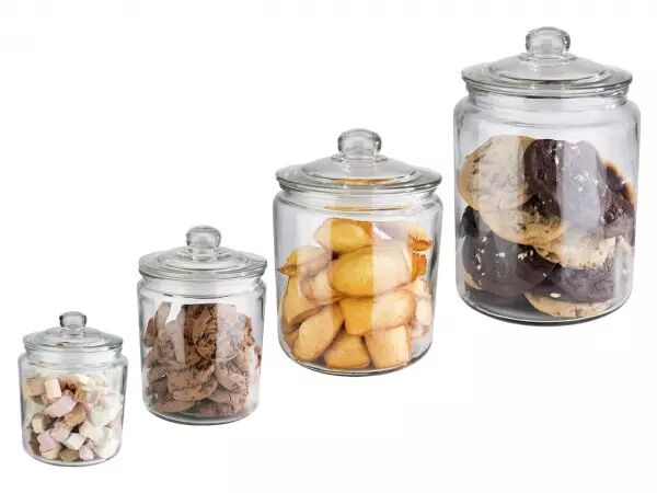 Bocaux CLASSIC couvercle verre+joint PE