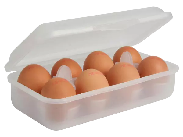 Bo�te � �ufs r�utilisable sans BPA, 8 emplacements