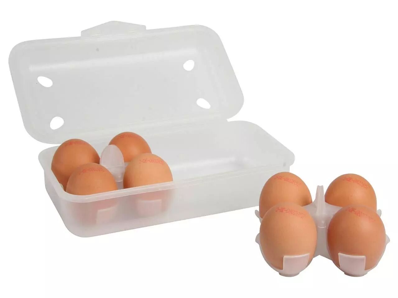 Lot De 5 Boîtes à Œufs En Plastique - Empilables, Réutilisables, Capacité 30 Œufs - Stockage Et Transport